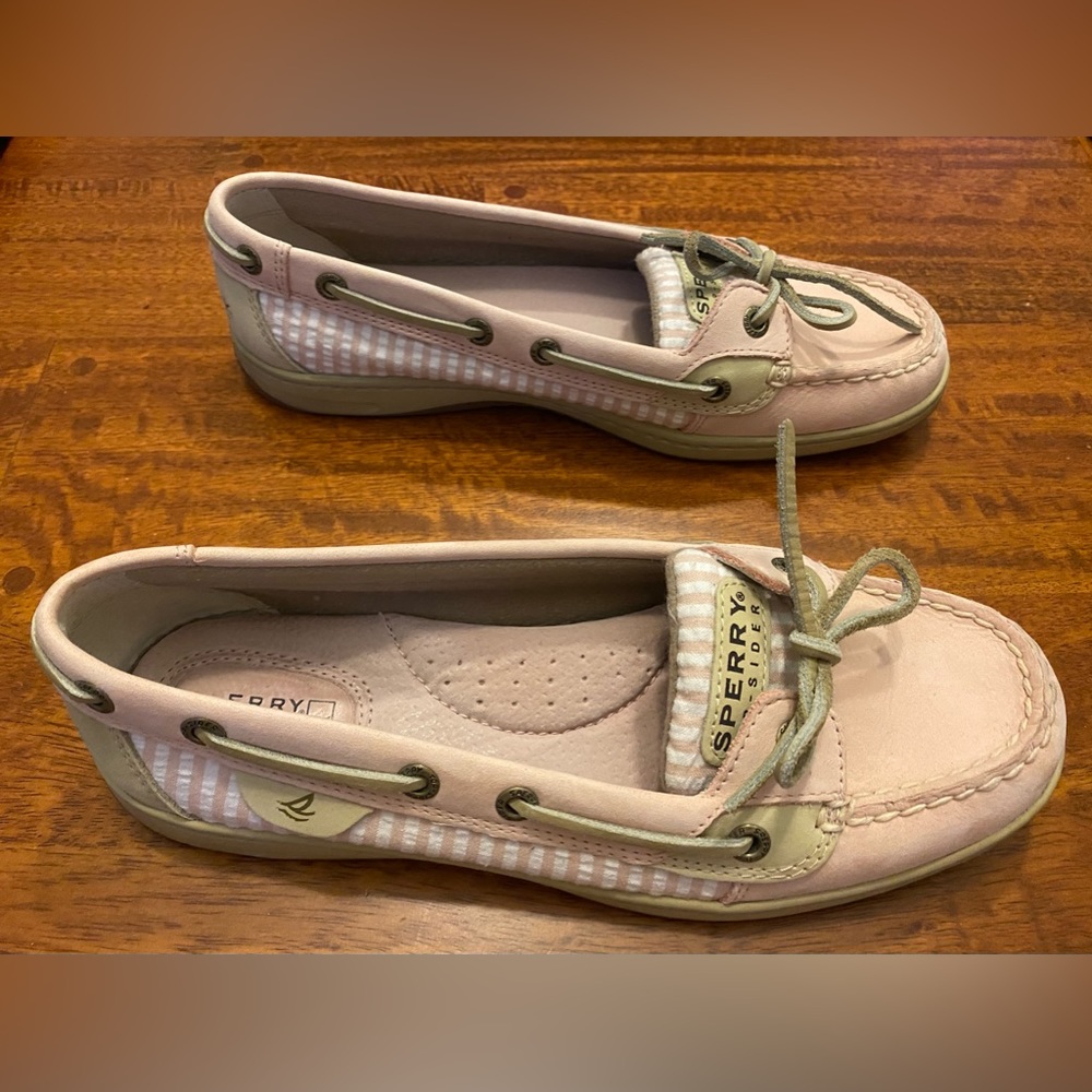 Sperry Pink Top Siders / Boat Shoes Size 8M - Picture 7 of 9